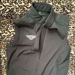 Harley Davidson Mens size m Black Softshell Vest